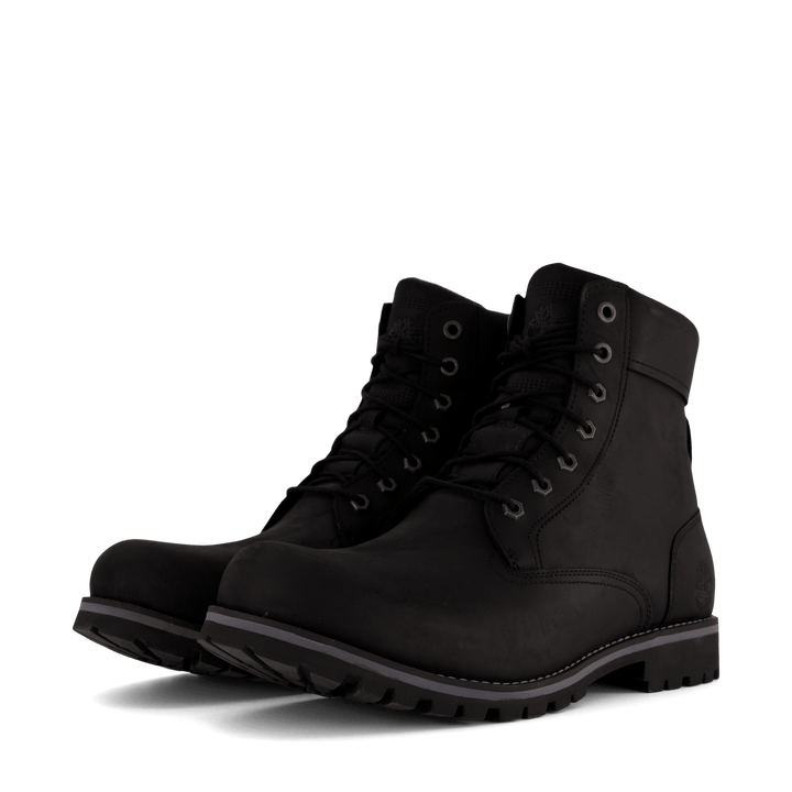 Rugged Wp Ii 6 In Plain Toe Bo Jet Black - Grand Shoes