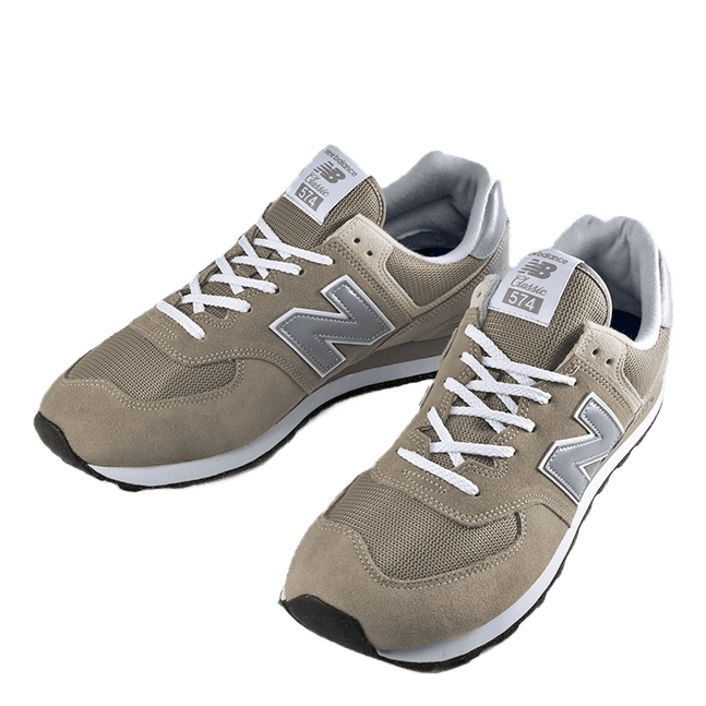 574 Grey / White - Grand Shoes