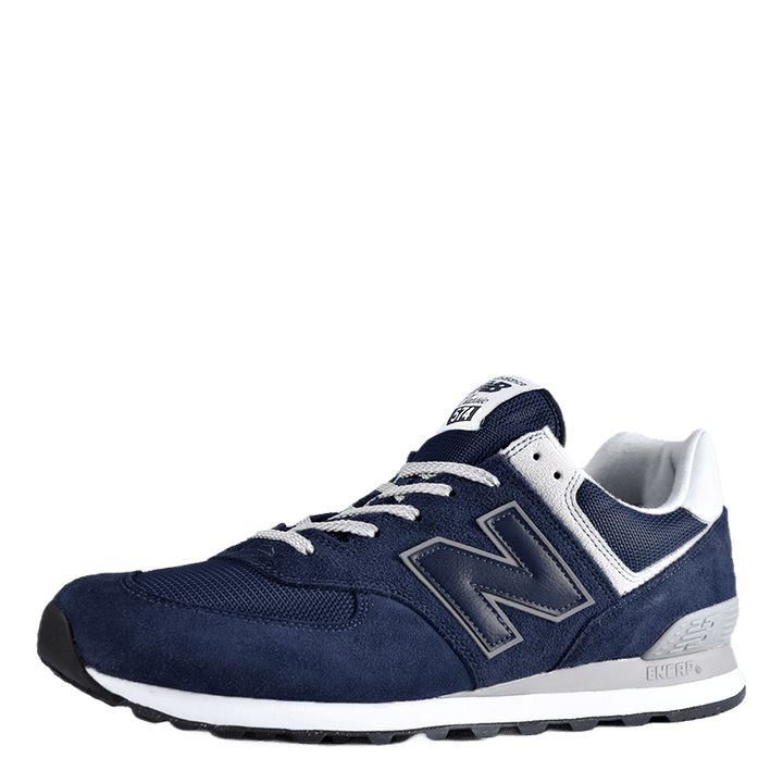 574 Navy / White - Grand Shoes