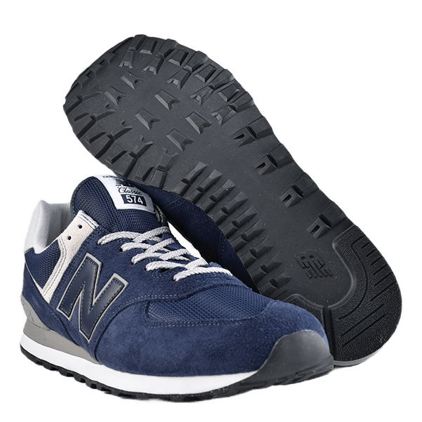 574 Navy / White - Grand Shoes