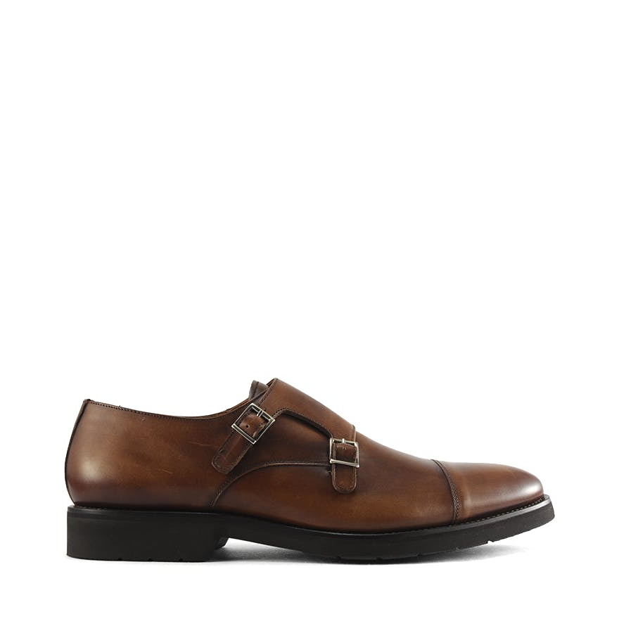 Double Monk Strap (rubber Sole Castagna