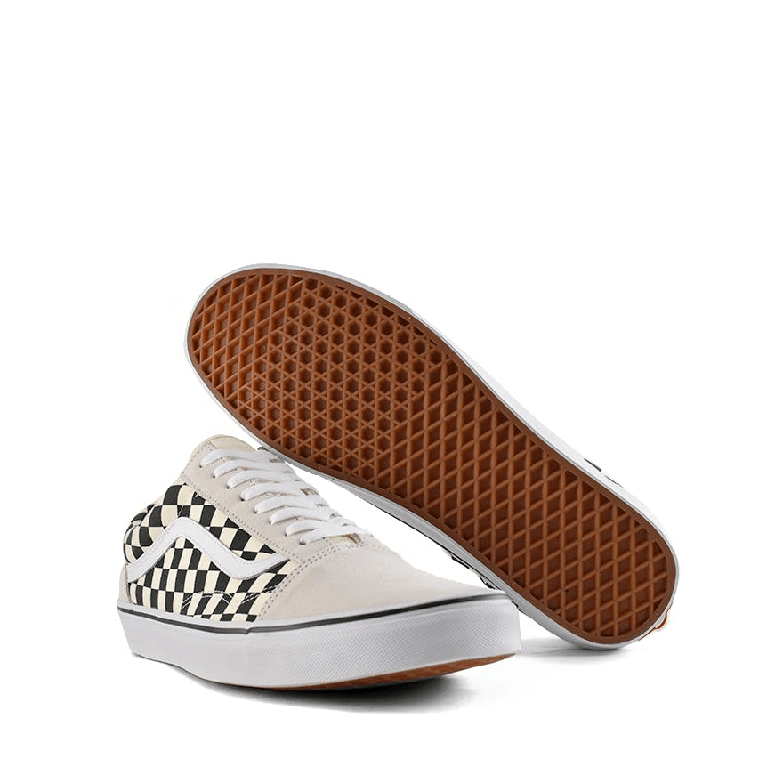 Old Skool Checkerboard White / Black - Grand Shoes
