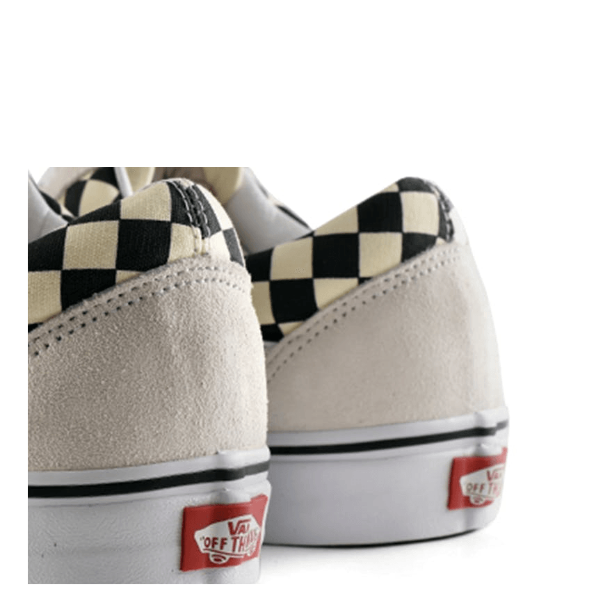 Old Skool Checkerboard White / Black - Grand Shoes