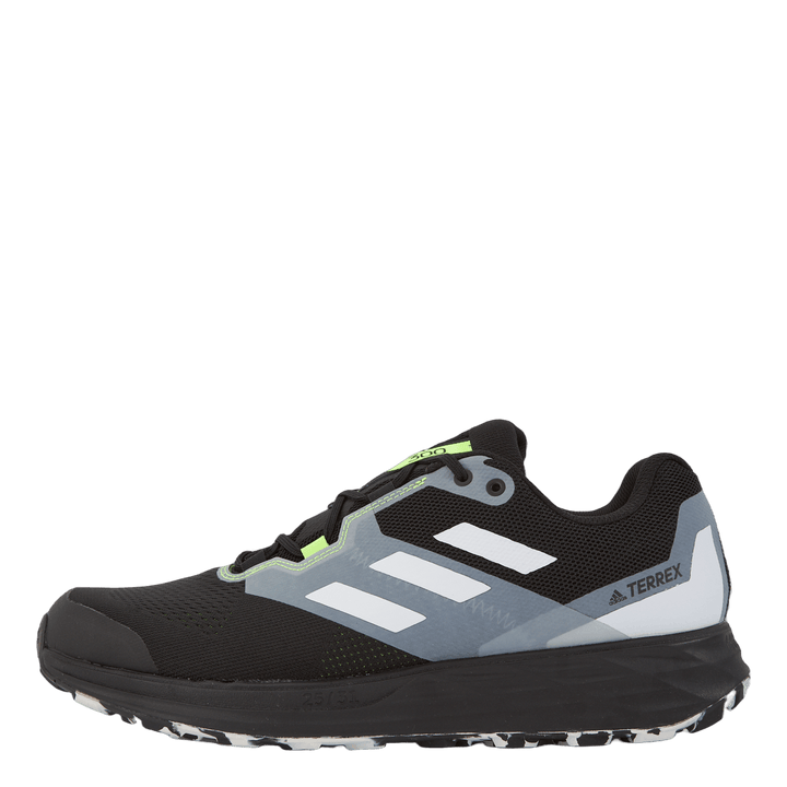 Terrex Two Flow Black / White / Yellow - Grand Shoes