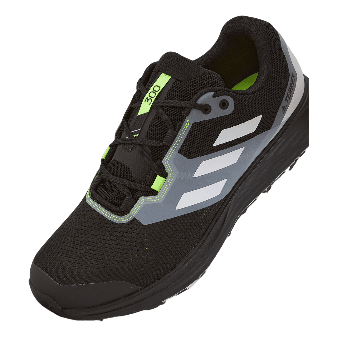 Terrex Two Flow Black / White / Yellow - Grand Shoes
