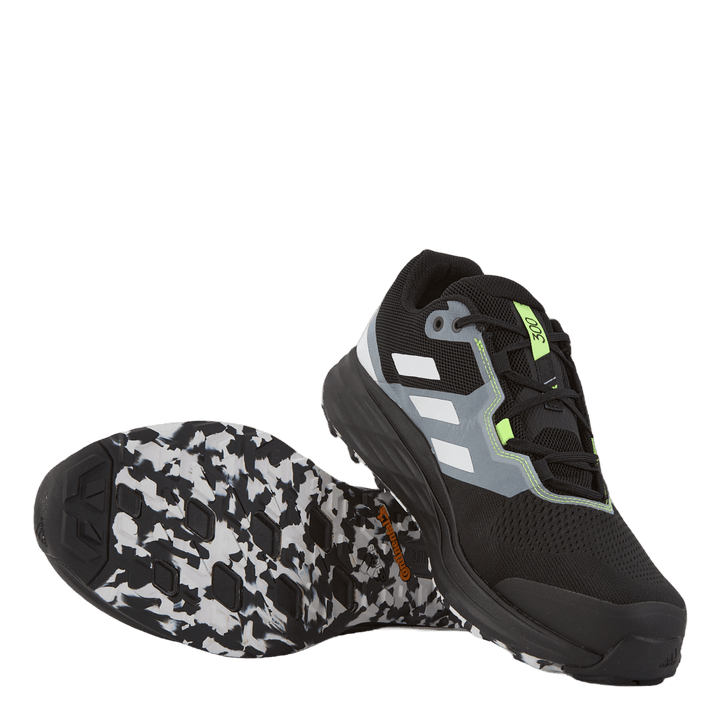 Terrex Two Flow Black / White / Yellow - Grand Shoes