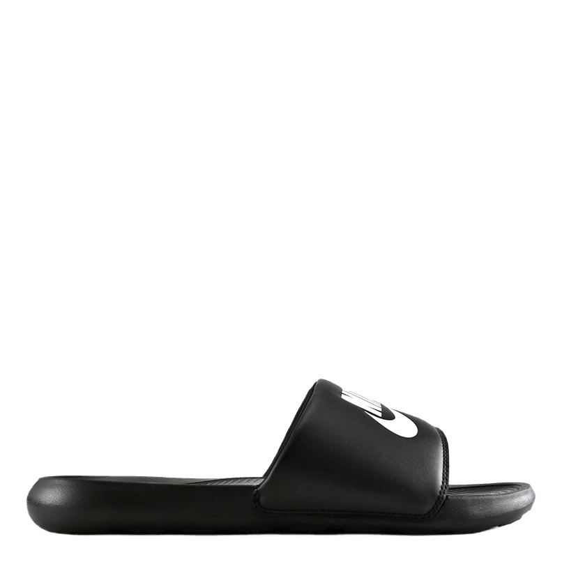 Victori One Men's Slides BLACK/WHITE-BLACK - Grand Shoes