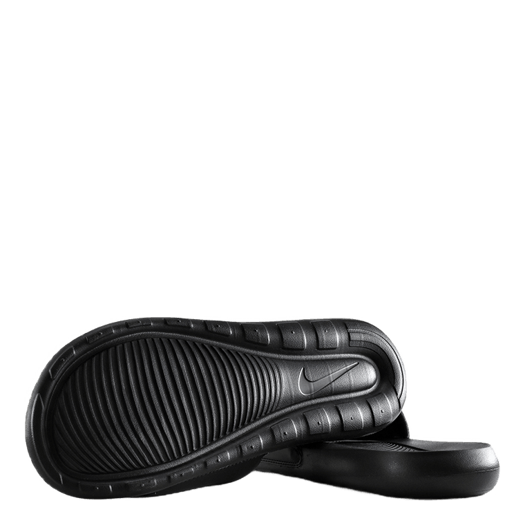 Victori One Men's Slides BLACK/WHITE-BLACK - Grand Shoes