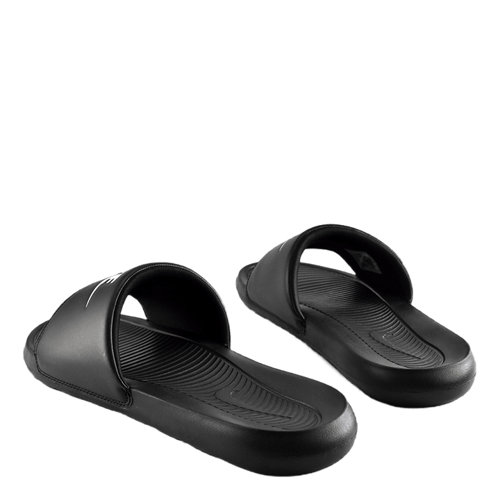 Victori One Men's Slides BLACK/WHITE-BLACK - Grand Shoes